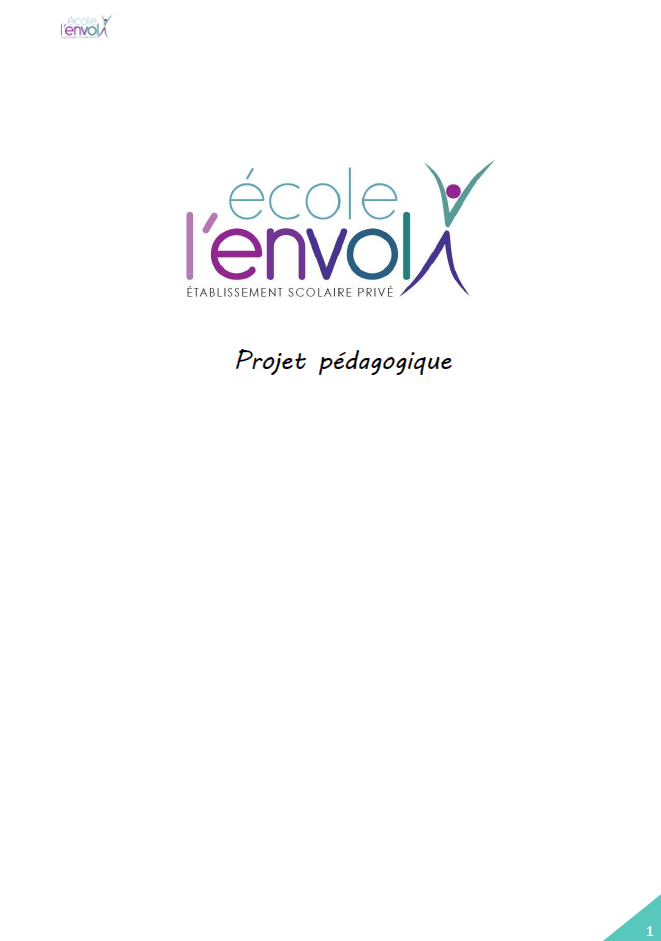Projet pedagogique Page 1